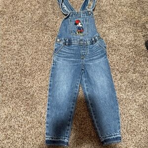 GAP Blue Denim Kids Overalls with Character Patch